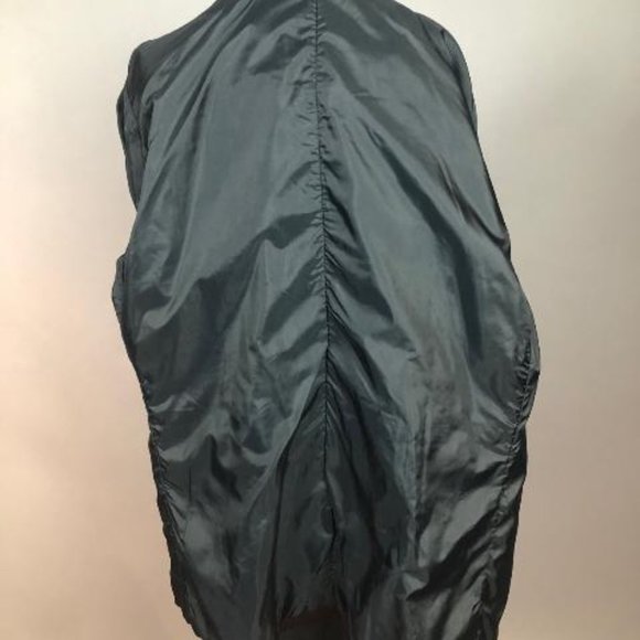 Mens 1980s original vintage BLK Leather coat size 40/42 - Picture 6 of 6